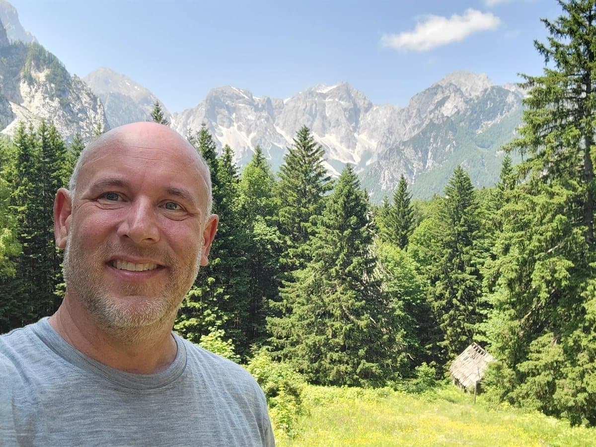 Tim in the Alps